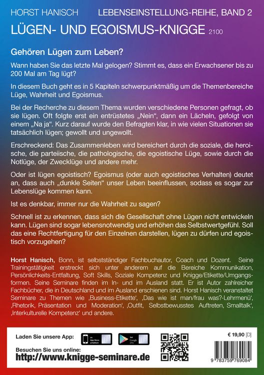 Produktbild: L&uuml;gen- und Egoismus-Knigge 2100