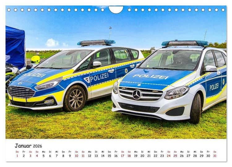 Produktbild: Blaulichttag, unsere Retter! (Wandkalender 2026 DIN A4 quer), CALVENDO Monatskalender