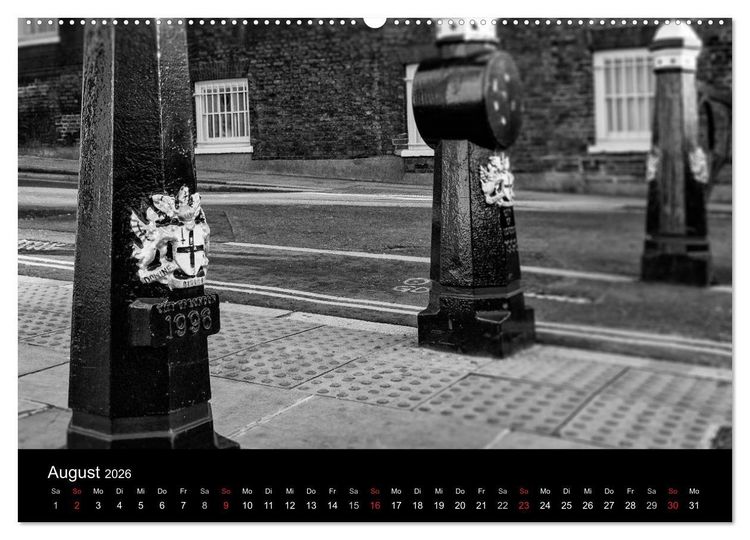 Produktbild: Unterwegs in London (Wandkalender 2026 DIN A2 quer), CALVENDO Monatskalender