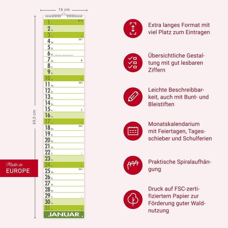 Produktbild: Supermemo Kalender 2027
