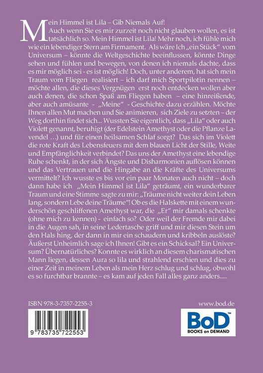 Produktbild: Mein Himmel ist Lila