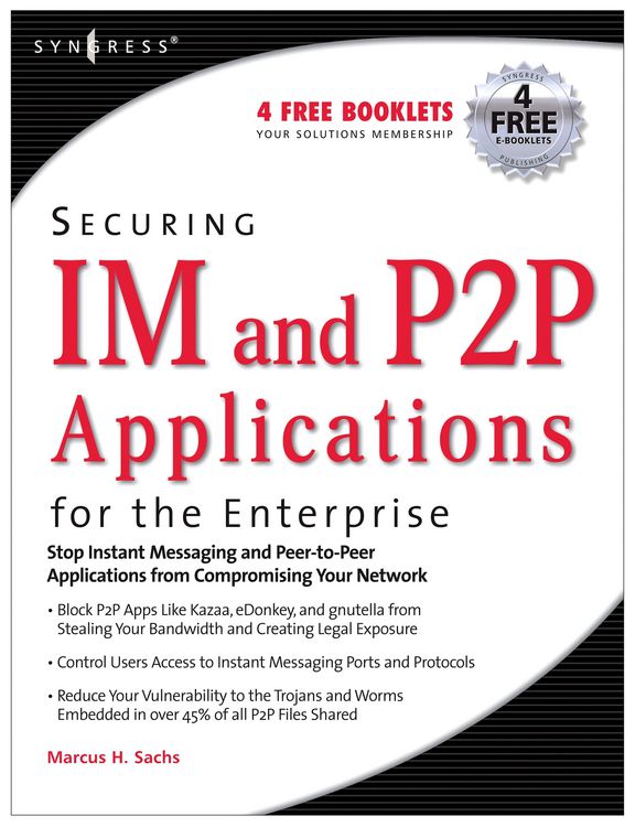 Produktbild: Securing IM and P2P Applications for the Enterprise