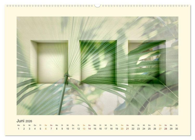 Produktbild: Fotografie trifft Malerei (hochwertiger Premium Wandkalender 2026 DIN A2 quer), Kunstdruck in Hochglanz
