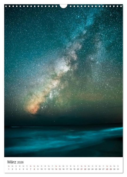 Produktbild: Milchstra&szlig;e - Unsere faszinierende Galaxie. (Wandkalender 2026 DIN A3 hoch), CALVENDO Monatskalender
