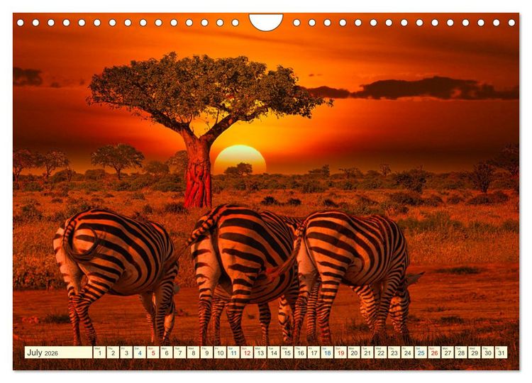 Produktbild: Fantastic Kenya (Wall Calendar 2026 DIN A4 landscape), CALVENDO 12 Month Wall Calendar