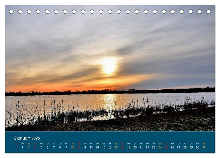 Produktbild: Naturschutzgebiet W&uuml;mme (Tischkalender 2026 DIN A5 quer), CALVENDO Monatskalender