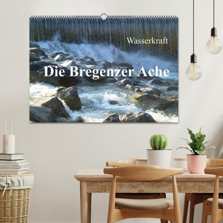 Produktbild: Wasserkraft - Die Bregenzer Ache (Wandkalender 2026 DIN A2 quer), CALVENDO Monatskalender
