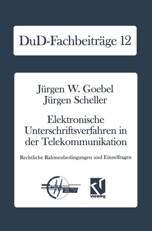 Produktbild: Elektronische Unterschriftsverfahren in der Telekommunikation