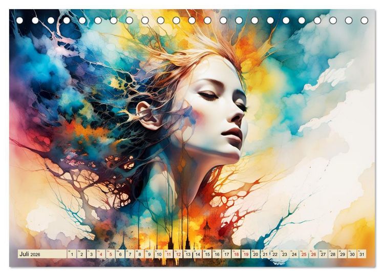Produktbild: Wilde Ladys (Tischkalender 2026 DIN A5 quer), CALVENDO Monatskalender