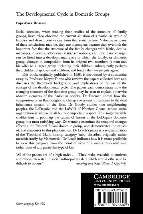 Produktbild: The Developmental Cycle in Domestic Groups