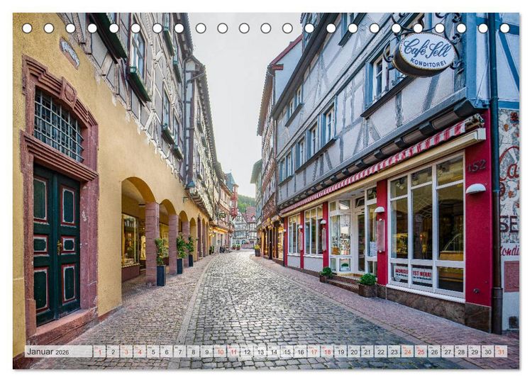Produktbild: Miltenberg Impressionen (Tischkalender 2026 DIN A5 quer), CALVENDO Monatskalender