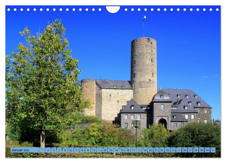 Produktbild: Die Eifel und ihre Regionen - Die Osteifel (Wandkalender 2026 DIN A4 quer), CALVENDO Monatskalender