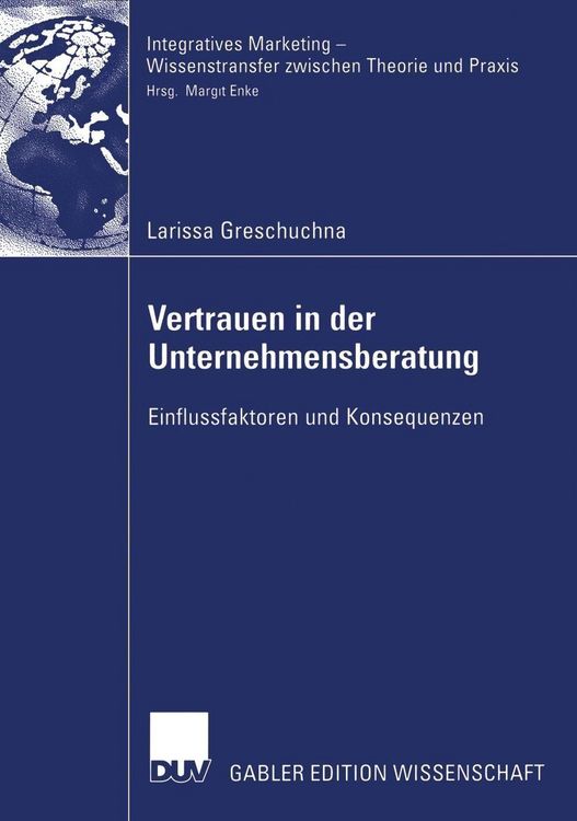 Produktbild: Vertrauen in der Unternehmensberatung