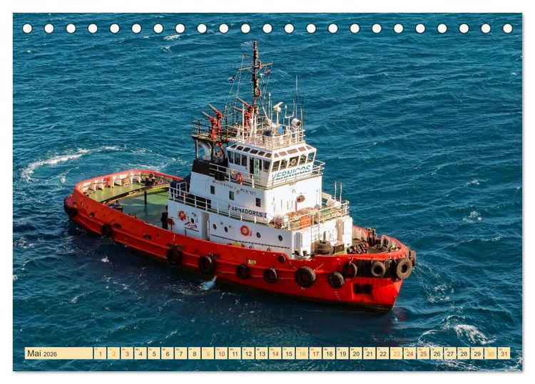 Produktbild: Schlepper - b&auml;renstarke Arbeitstiere (Tischkalender 2026 DIN A5 quer), CALVENDO Monatskalender