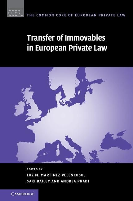 Produktbild: Transfer of Immovables in European Private Law