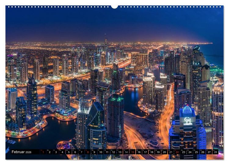 Produktbild: DUBAI - 2026 (Wandkalender 2026 DIN A2 quer), CALVENDO Monatskalender