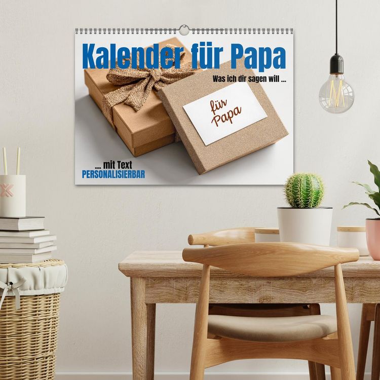 Produktbild: Kalender f&uuml;r Papa - Was ich dir sagen will (Wandkalender 2026 DIN A3 quer), CALVENDO Monatskalender