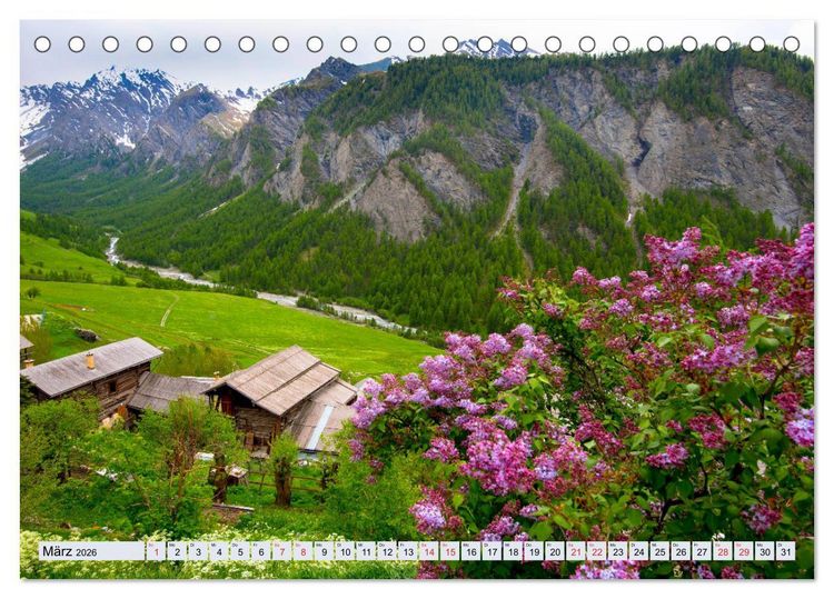 Produktbild: Hautes Alpes de Provence (Tischkalender 2026 DIN A5 quer), CALVENDO Monatskalender