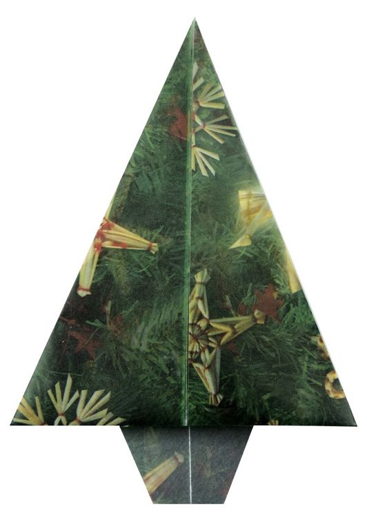 Produktbild: URSUS Faltbl&auml;tter Transparent Cosy Christmas, 15 x 15 cm, 50 Blatt