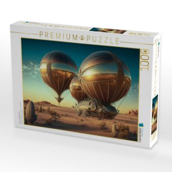Produktbild: CALVENDO Puzzle Sch&ouml;ne Hei&szlig;luftballons | 1000 Teile Lege-Gr&ouml;&szlig;e 64x48cm Foto-Puzzle f&uuml;r gl&uuml;ckliche Stunden