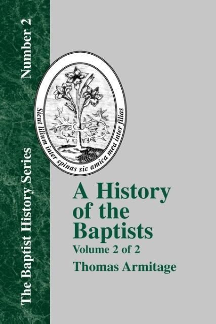 Produktbild: A History of the Baptists - Vol. 2