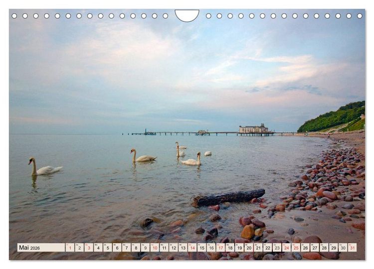 Produktbild: Urlaubsparadies R&uuml;gen (Wandkalender 2026 DIN A4 quer), CALVENDO Monatskalender