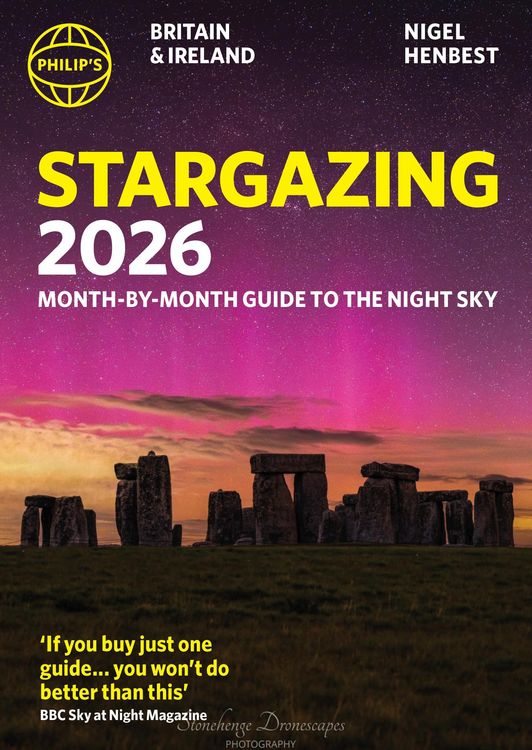 Produktbild: Philip's 2026 Stargazing Month-by-Month Guide to the Night Sky Britain & Ireland