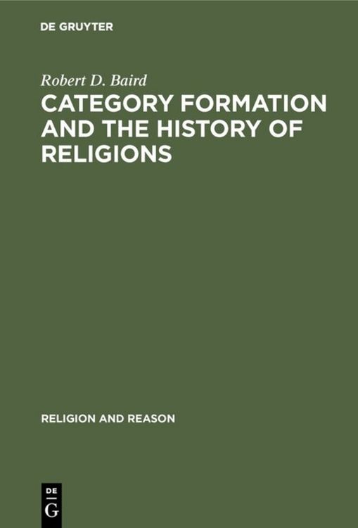 Produktbild: Category formation and the history of religions