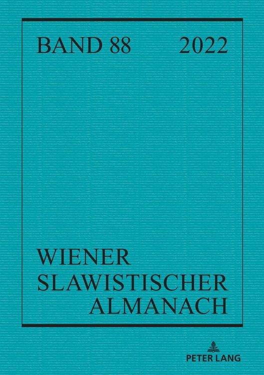 Produktbild: Wiener Slawistischer Almanach Band 88/2022
