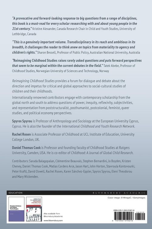 Produktbild: Reimagining Childhood Studies
