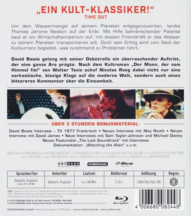 Produktbild: Der Mann, der vom Himmel fiel