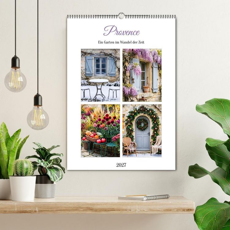 Produktbild: Provence Ein Garten im Wandel der Zeit (Wandkalender 2027 DIN A2 hoch), CALVENDO Monatskalender