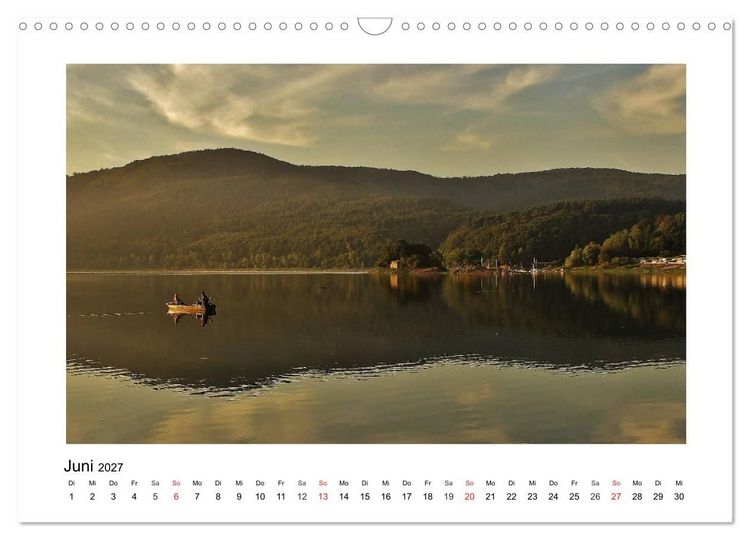 Produktbild: Morgens am Edersee (Wandkalender 2027 DIN A3 quer), CALVENDO Monatskalender