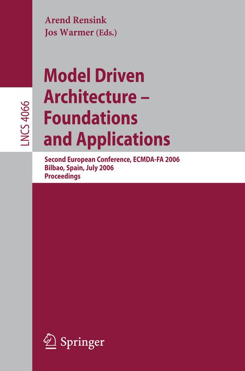 Produktbild: Model-Driven Architecture - Foundations and Applications