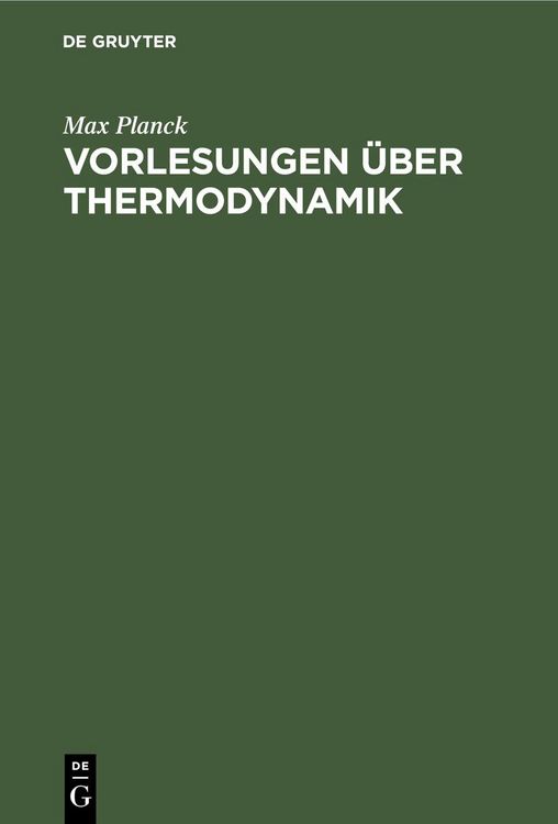 Produktbild: Vorlesungen &uuml;ber Thermodynamik