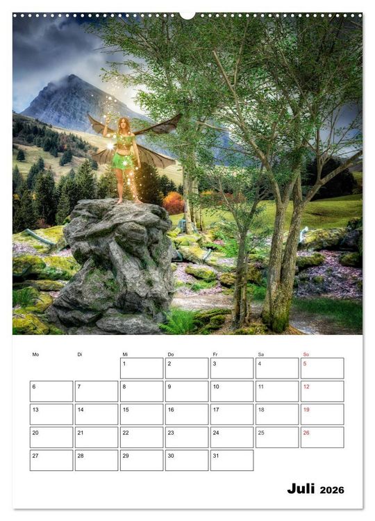Produktbild: Im Land der imagin&auml;ren Feen (hochwertiger Premium Wandkalender 2026 DIN A2 hoch), Kunstdruck in Hochglanz