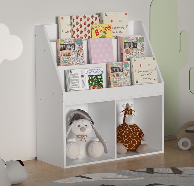 Produktbild: Holz Kinderregal B&uuml;cherregal Kinder Regal Besira M
