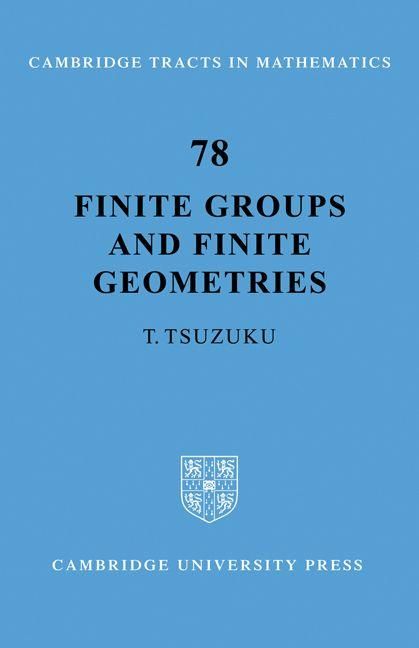 Produktbild: Finite Groups and Finite Geometries