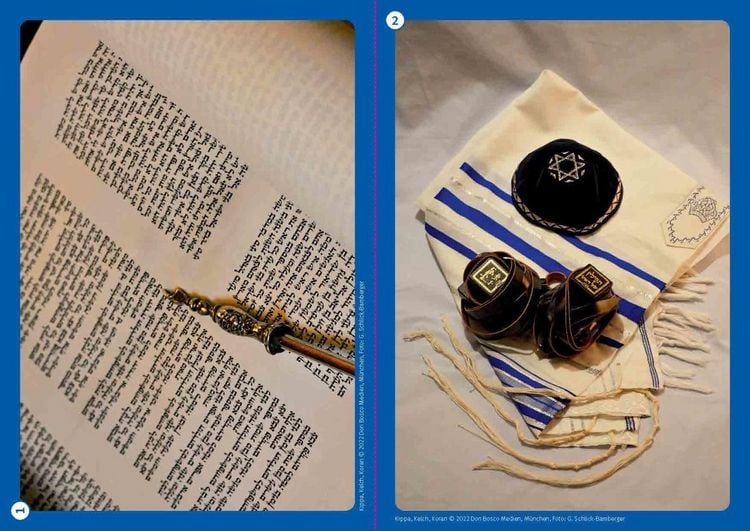 Produktbild: Kippa Kelch Koran: Mit religi&ouml;sen Gegenst&auml;nden Judentum, Christentum und Islam erschlie&szlig;en