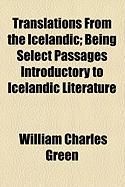 Produktbild: Translations from the Icelandic; Being Select Passages Introductory to Icelandic Literature