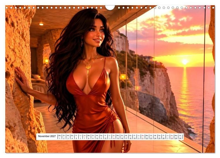 Produktbild: Valentina - Dort schlafen, wovon andere nur tr&auml;umen (Wandkalender 2027 DIN A3 quer), CALVENDO Monatskalender