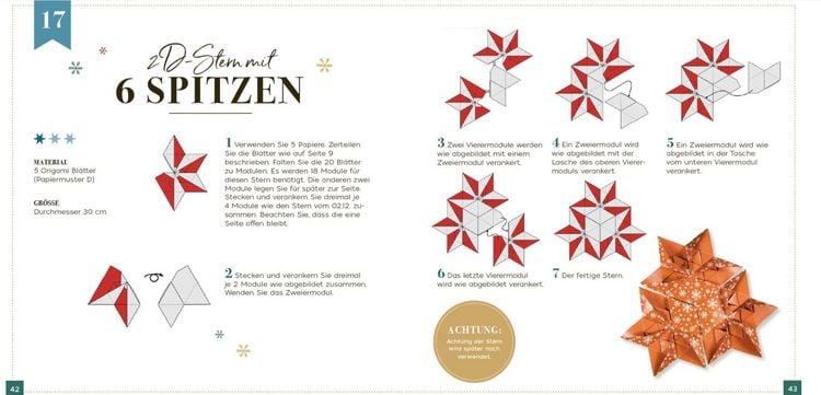 Produktbild: Sternenzauber. Das Adventskalender-Buch - jeden Tag einen neuen Stern falten