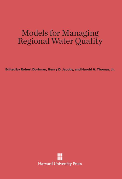 Produktbild: Models for Managing Regional Water Quality