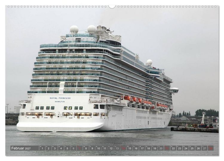 Produktbild: Kreuzfahrt Warnem&uuml;nde (Wandkalender 2027 DIN A2 quer), CALVENDO Monatskalender