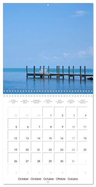 Produktbild: SEA BREEZE Relaxing coastal moments (Wall Calendar 2026 12 &times; 12 Inch) CALVENDO 12 Month Wall Calendar