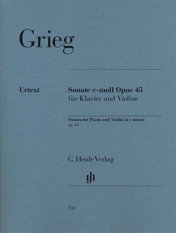 Produktbild: Edvard Grieg - Violinsonate c-moll op. 45