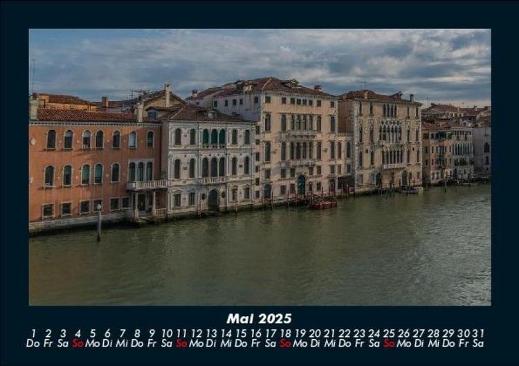 Produktbild: Venedigs Sch&ouml;nheit 2025 Fotokalender DIN A5