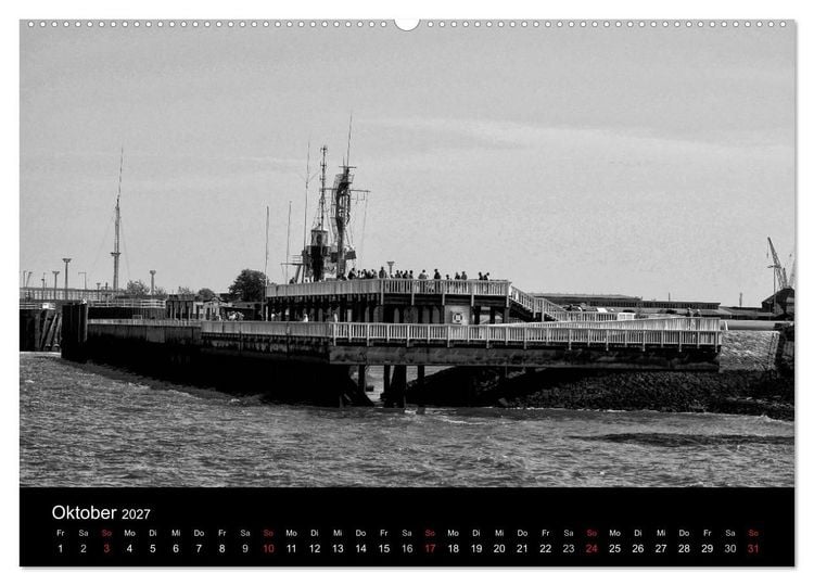 Produktbild: Willkommen in Cuxhaven (Wandkalender 2027 DIN A2 quer), CALVENDO Monatskalender