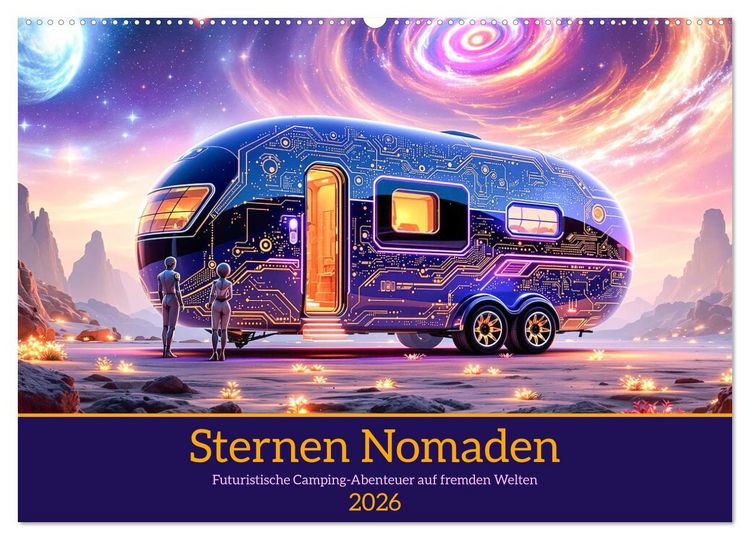 Produktbild: Sternen Nomaden (Wandkalender 2026 DIN A2 quer), CALVENDO Monatskalender