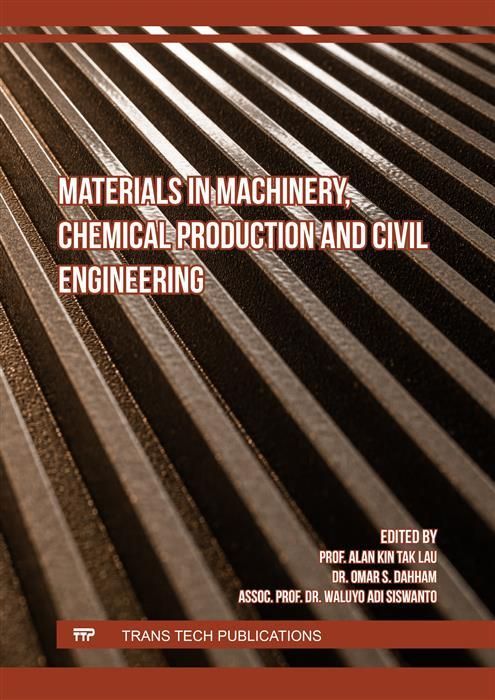 Produktbild: Materials in Machinery, Chemical Production and Civil Engineering